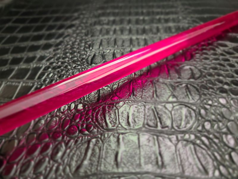 Acrylic Rods: Fluorescent Pink